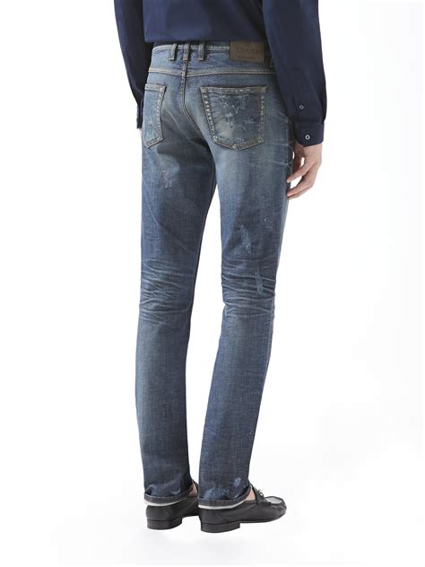 gucci pants jeans men|gucci men's skinny jeans.